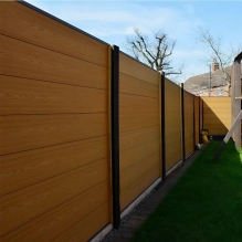 WPC deska za ograjo, TEAK, 162x20 mm, 1750 mm dolžina, široke letvice