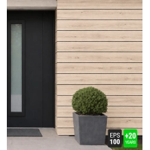 Fasadni panel, imitacija lesa, SVETLI HRAST RUSTIK, 120x50x2 cm, stiropor (0,60 m²)