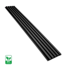 WPC fasadni panel BLACK TWIX MINI, 5 lamel, 217x2900 mm, brušena tekstura