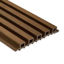 WPC fasadni panel TEAK TWIX MINI, 5 lamel, 217x2900 mm, brušena tekstura