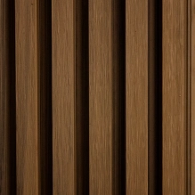 WPC fasadni panel TEAK TWIX MINI, 5 lamel, 217x2900 mm, brušena tekstura