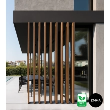 WPC leseni brisolej LT-04A, 3D žitni les, AURORA, 100x53x2900 mm