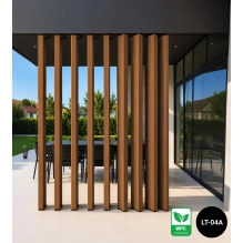 WPC leseni brisolej LT-04A, 3D žitni les, AURORA, 100x53x2900 mm