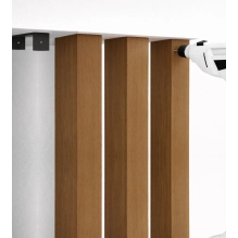 U-nosilec za lesene brisoleje, za skrito montažo, pocinkano jeklo, 87x37 mm