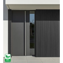 WPC fasadni panel BLACK TWIX MINI, 5 lamel, 217x2900 mm, brušena tekstura