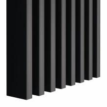 Lesene letvice za pregradne stene (28x60mm) (črna)