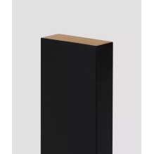 Lesene letvice za pregradne stene (28x60mm) (črna)