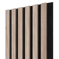 Akustični leseni paneli, sonoma hrast, 28x275cm (0.77 m²)
