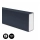 Architectural louvers, galvanized metal, 10x5x300 cm, ANTHRACITE (RAL 7016)