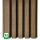WPC fasadni panel TEAK TWIX MINI, 5 lamel, 217x2900 mm, brušena tekstura