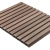 Vzorec zunanji leseni panel, WPC, rjava, 25x25