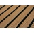 WPC fasadni panel TEAK/ČRNA, 219x2900 mm, dvobarvni (0,63 m²)