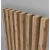 3D dekorativne lamele HRAST WOTAN, lesene letvice za stena ali strop (28x37 mm)