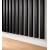 3D dekorativne lamele, lesene letvice za stena ali strop (28x37 mm) (črna)