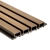 WPC fasadni panel TEAK/ČRNA, 219x2900 mm, dvobarvni (0,63 m²)