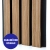 WPC fasadni panel TIK/ČRNA, tekstura LESNA STRUKTURA 2K26, 219x2900 mm, dvobarven (0,63 m²)