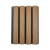 WPC fasadni panel TEAK/ČRNA, 219x2900 mm, dvobarvni (0,63 m²)