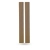 WPC fasadni panel TEAK/ČRNA, 219x2900 mm, dvobarvni (0,63 m²)