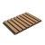 WPC fasadni panel TEAK/ČRNA, 219x2900 mm, dvobarvni (0,63 m²)