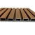 WPC fasadni panel TEAK/ČRNA, 219x2900 mm, dvobarvni (0,63 m²)