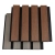 WPC fasadni panel DARK TEAK/ČRNA, 219x2900 mm, dvobarvni (0,63 m²)