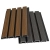 WPC fasadni panel DARK TEAK/ČRNA, 219x2900 mm, dvobarvni (0,63 m²)