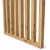 Lesena predelna stena, pripravljena za montažo, hrast rustik