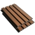 WPC fasadni panel TEAK/ČRNA, BRUŠENA tekstura, 219x2900 mm, dvobarvni (0,63 m²)