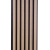 WPC fasadni panel, 223x26x2900 mm, SVETLI HRAST s črnimi fugami, 6 rešetk (0,64 m²)