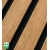 WPC fasadni panel TEAK/ČRNA, BRUŠENA tekstura, 219x2900 mm, dvobarvni (0,63 m²)