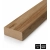 Lesene letvice za pregradne stene (28x60 mm) (HRAST CATANIA)
