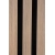 WPC fasadni panel, 223x26x2900 mm, SVETLI HRAST s črnimi fugami, 6 rešetk (0,64 m²)