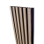 WPC fasadni panel, 223x26x2900 mm, SVETLI HRAST s črnimi fugami, 6 rešetk (0,64 m²)