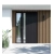 WPC fasadni panel TEAK/ČRNA, 219x2900 mm, dvobarvni (0,63 m²)