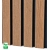 WPC fasadni panel TEAK/ČRNA, 219x2900 mm, dvobarvni (0,63 m²)