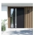 WPC fasadni panel TIK/ČRNA, tekstura LESNA STRUKTURA 2K26, 219x2900 mm, dvobarven (0,63 m²)