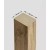 3D dekorativne lamele HRAST WOTAN, lesene letvice za stena ali strop (28x37 mm)