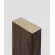Lesene letvice za pregradne stene (28x60mm) (oreh)