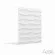 3D stenski paneli Choppy Shallow, 80x100cm, mavec