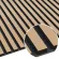 Akustični leseni panel, furnir, klasični hrast (črni filc), 240x60cm (1,44 m2)