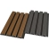 WPC fasadni panel DARK TEAK/ČRNA, 219x2900 mm, dvobarvni (0,63 m²)