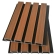 WPC fasadni panel TEAK/ČRNA, BRUŠENA tekstura, 219x2900 mm, dvobarvni (0,63 m²)
