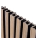 WPC fasadni panel, 223x26x2900 mm, SVETLI HRAST s črnimi fugami, 6 rešetk (0,64 m²)
