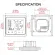 Wi-Fi pametni termostat, regulator temperature, vodni/plinski bojler, LCD zaslon na dotik 5A
