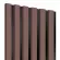 Leseni panel na črni podlagi HDF, pudrasto roza, 30x275cm