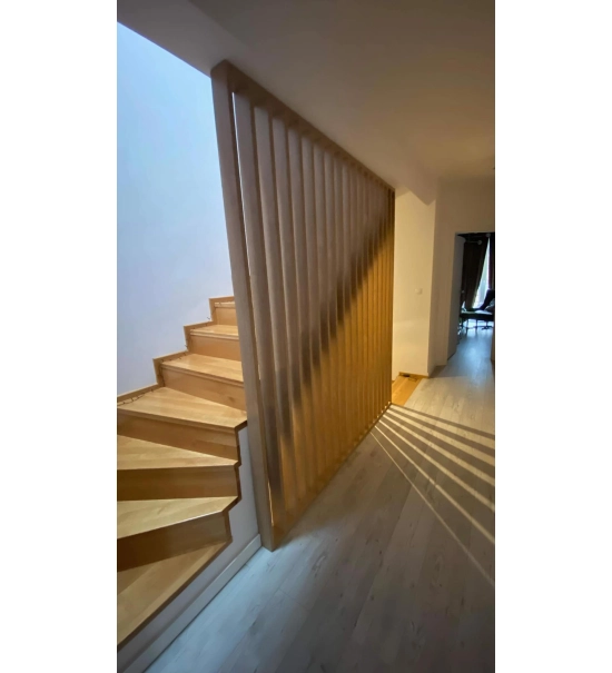 Lesene letvice za pregradne stene (28x60mm) (oreh)