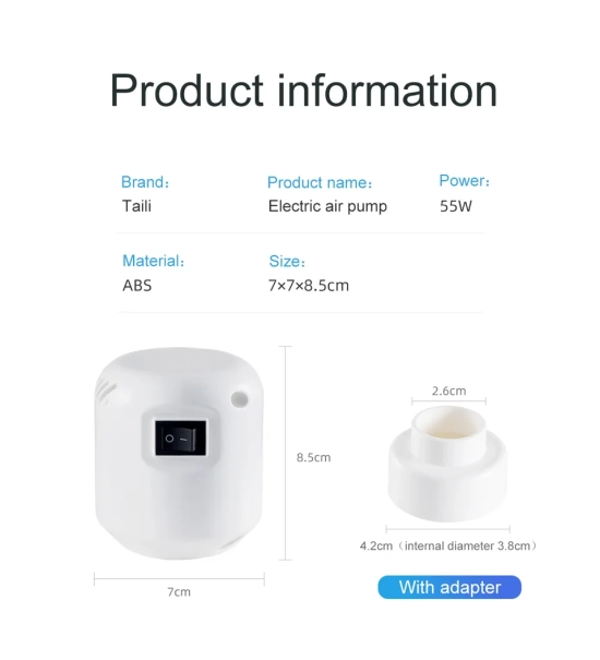 Organizator za potovalni kovček s kompresijo zraka, 1 zračna črpalka + 5 vrečk