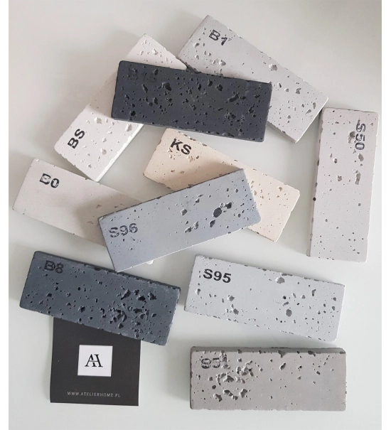 2D dekorativni betonski panel za steno, zunajni, 60 x 30 cm