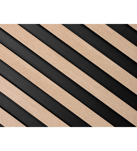 Dekorativni panel za kopalnico, svetli hrast, LARGO, 12x270cm