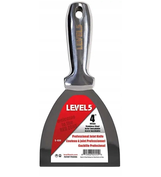 LEVEL5 Pleskarska lopatica 10 cm, z varjenim ročajem, nerjavečega jekla